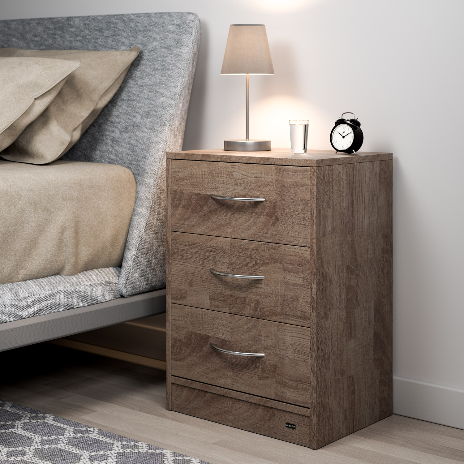 Nattbord 54x39x28cm Eik Importpris no AS nattbord-54x39x28cm-eik-importpris-no-as