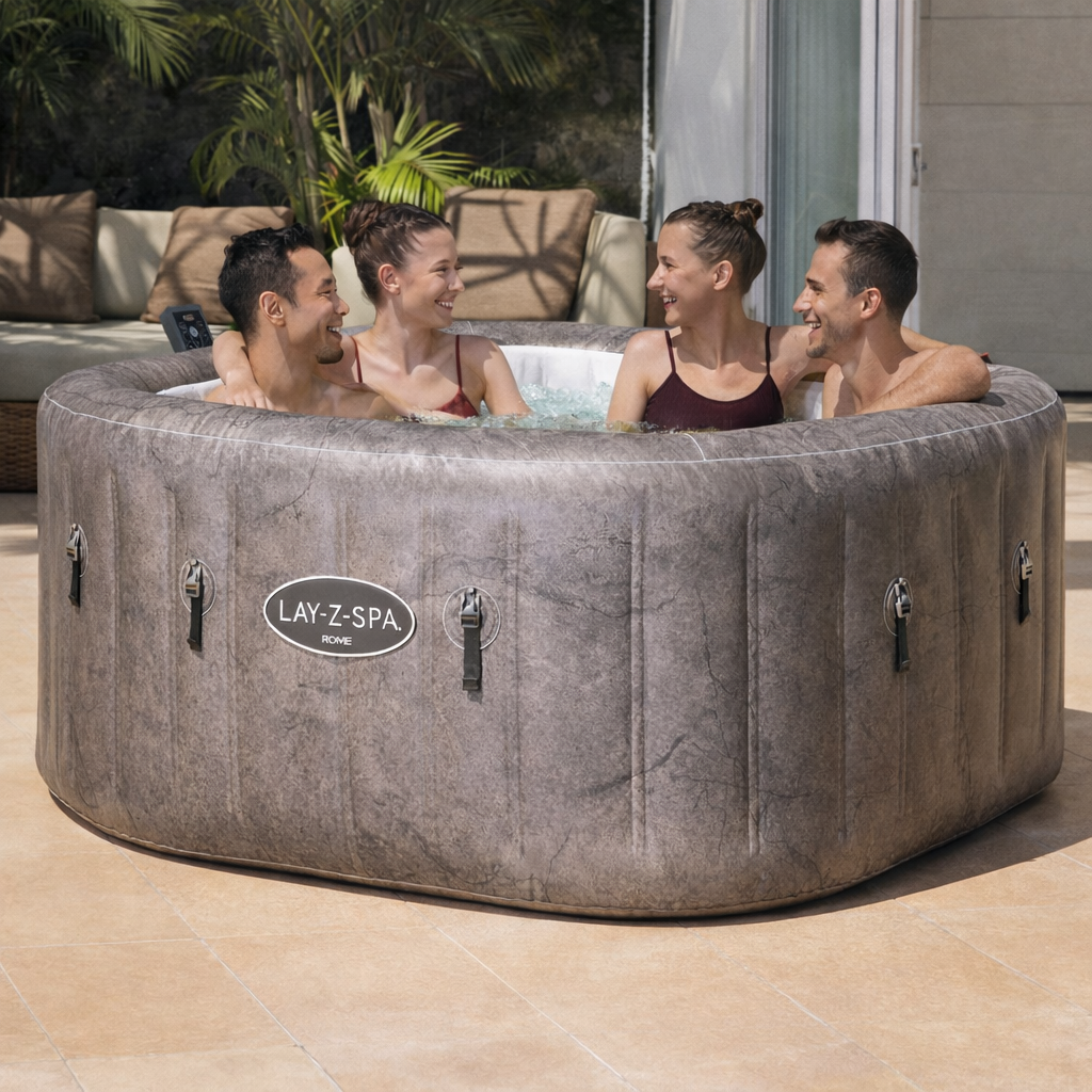 Lay Centre Rome Lay-Z-Spa Rome AirJet 4–6 pers boblebad - Importpris.no AS